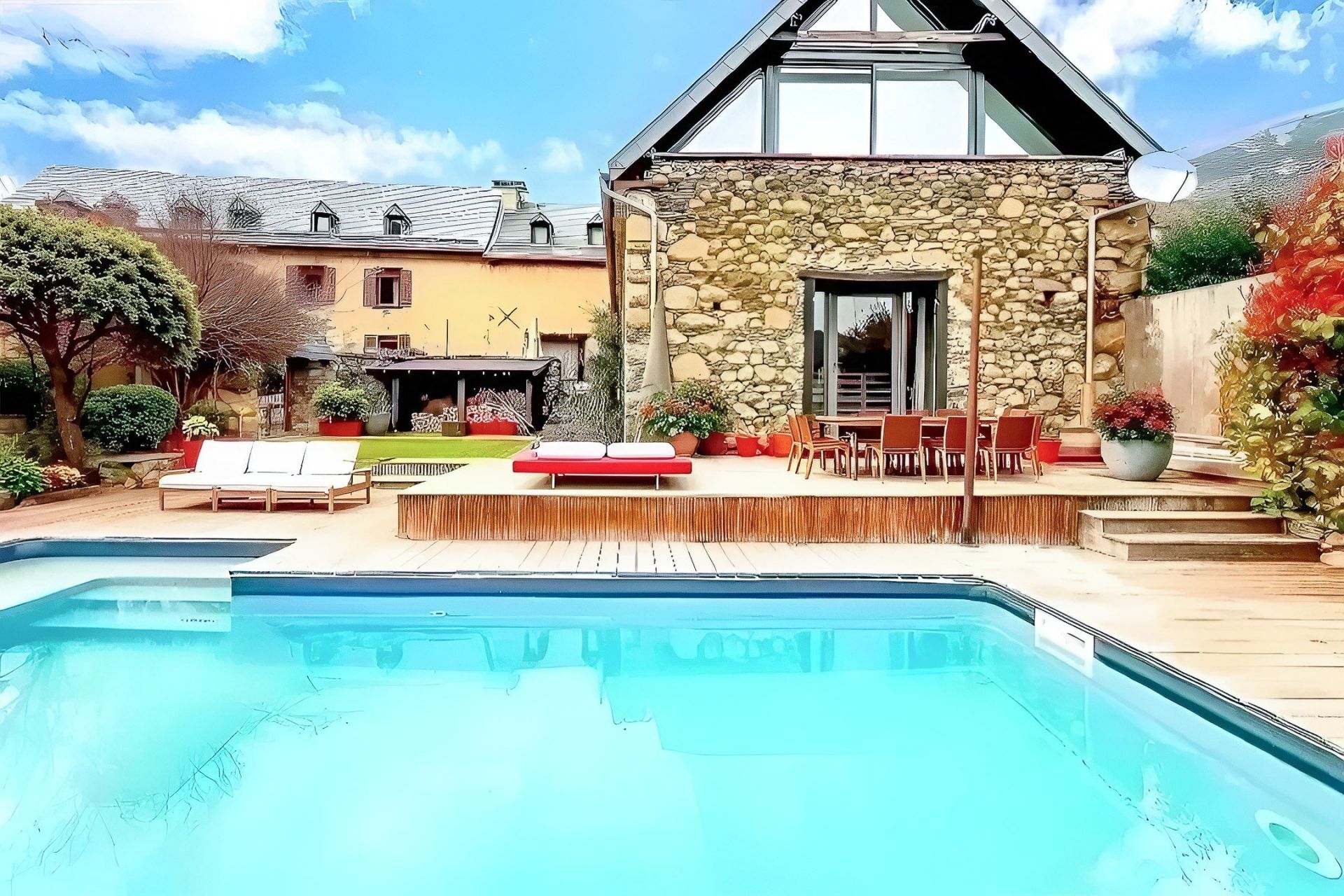 Vente Longère 11&nbsp;Pièces 381&nbsp;m² Oô